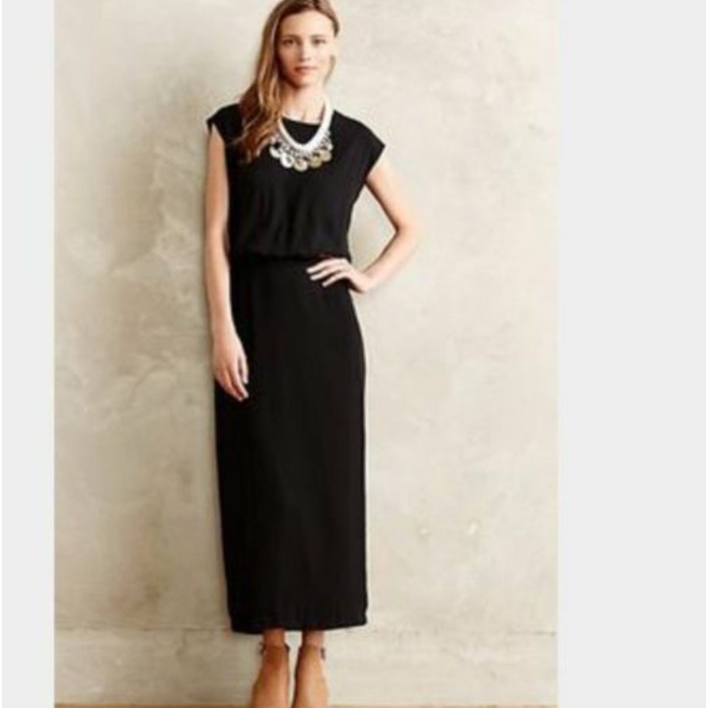 Anthropologie/Bordeaux Accordion Pleat Midi